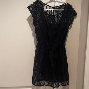 Hollister Black Lace Dress